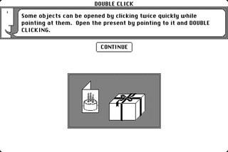 Illustration for article titled Here's How a 1984 Macintosh Tutorial Taught People to Use a Mouse